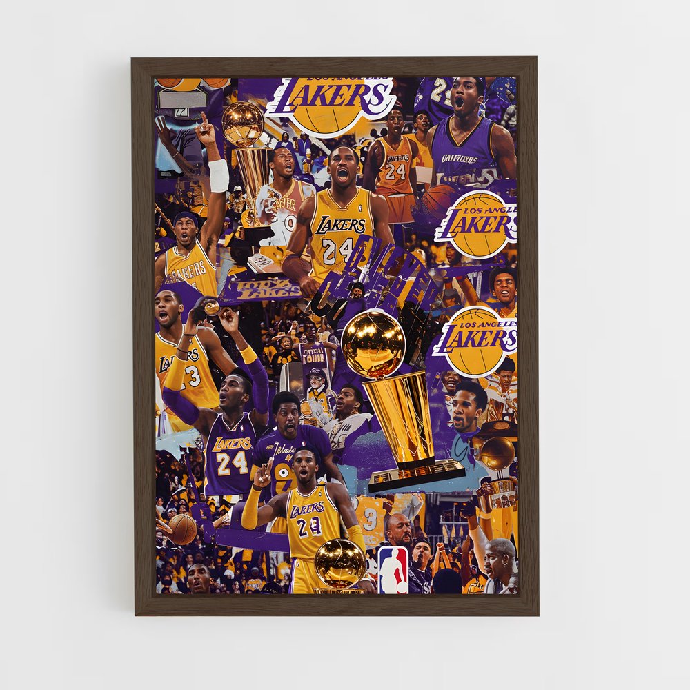Poster Los angeles californien – affiche Basketball (vue 5)